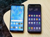 Huawei Mate 10 Pro next to the Galaxy S8+ - f/5.6, ISO 800, 1/60s - Huawei Mate 10 hands-on review