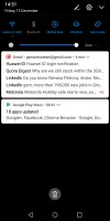 Notification shade - Huawei Mate 10 Lite review