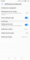 Status bar tweaks - Huawei Mate 10 Lite review