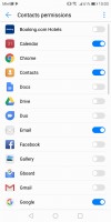 App permissions - Huawei Mate 10 Lite review