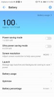 Power manager - Huawei Mate 10 review