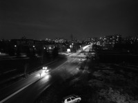 20MP monochrome night sample - Huawei Mate 9 Pro review