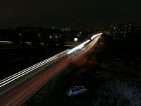Light Painting - Car Trails, 34.3s - Huawei Mate 9 Pro review