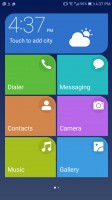 Simple homescreen with a tiled interface - Huawei Mate 9 Pro review
