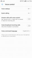 Voice control - Huawei Mate 9 Pro review