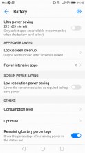Power manager - Huawei P10 Lite review