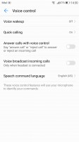 Voice control - Huawei P10 Plus review