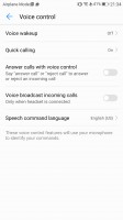 Voice control - Huawei P10 review