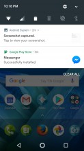 Notification shade - Lenovo Moto Z2 Force review