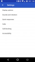 Dialer settings - Lenovo Moto Z2 Force review