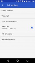 Call settings - Lenovo Moto Z2 Force review