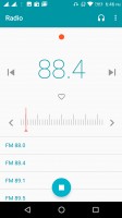 FM radio app with broadcast recording, without RDS - Lenovo P2 review