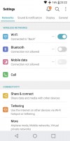 Settings: Networks - LG Q6 Review