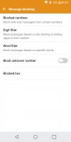 Message blocking - LG Q6 Review