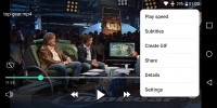 Video player UI and options - LG Q6 Review