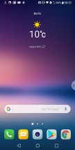 Homescreen without an app drawer - LG V30 review