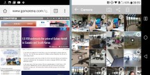 Multi-window in landscape - LG V30 review