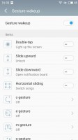Configuring gestures wakeup - Meizu Pro 6 Plus review