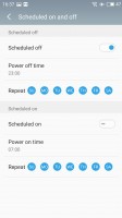 Scheduled power on and power off - Meizu Pro 6 Plus review