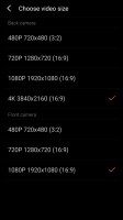 Camcorder UI - Meizu Pro 6 Plus review