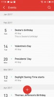 Calendar - Meizu Pro 6 Plus review