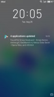 Lockscreen with notifications - Meizu Pro 7 Plus review