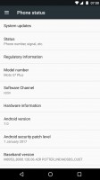 Software version - Moto G5 Plus review