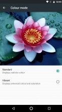 Display settings - Moto G5s Plus review