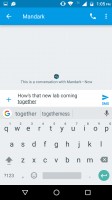Google keyboard - Motorola Moto M review