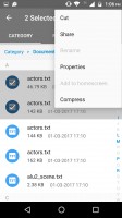 File manager - Motorola Moto M review