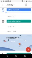Google Calendar - Motorola Moto M review