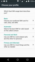 Dual SIM settings - Motorola Moto M review