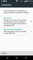 Dual SIM settings - Motorola Moto M review