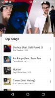 Google Play Music is built around music streaming - Motorola Moto M review