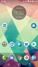 Home screen 1 - Motorola Moto X4 review