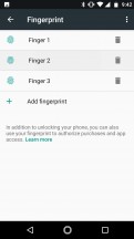 Setting up the fingerprint reader - Motorola Moto X4 review