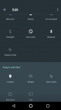 Editing Quick Settings - Motorola Moto X4 review