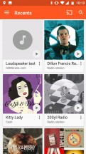 Google Play Music - Motorola Moto X4 review