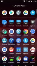 Top row consists of frequently used apps - Motorola Moto Z2 Play review