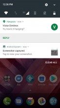 Notification shade - Motorola Moto Z2 Play review