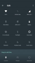 Editing Quick Settings - Motorola Moto Z2 Play review