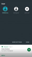 Switch user profile - Motorola Moto Z2 Play review