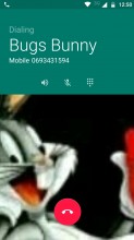 In-call screen - Motorola Moto Z2 Play review