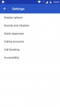 Dialer settings - Motorola Moto Z2 Play review