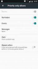 Do Not Disturb settings - Motorola Moto Z2 Play review