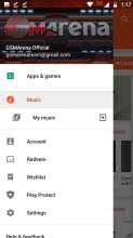 Google Play Music cloud content - Motorola Moto Z2 Play review