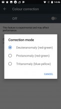 Color Correction modes - Nokia 3 review