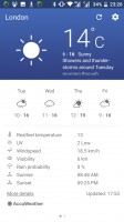 Weather app - Nokia 6 review