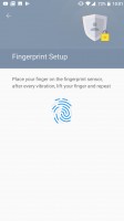 Standard fingerprint manager interface - OnePlus 5 review