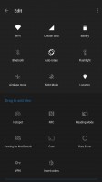 Notification shade: Editing the quick toggles - OnePlus 5 review